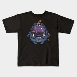 Relaxing monsters Kids T-Shirt